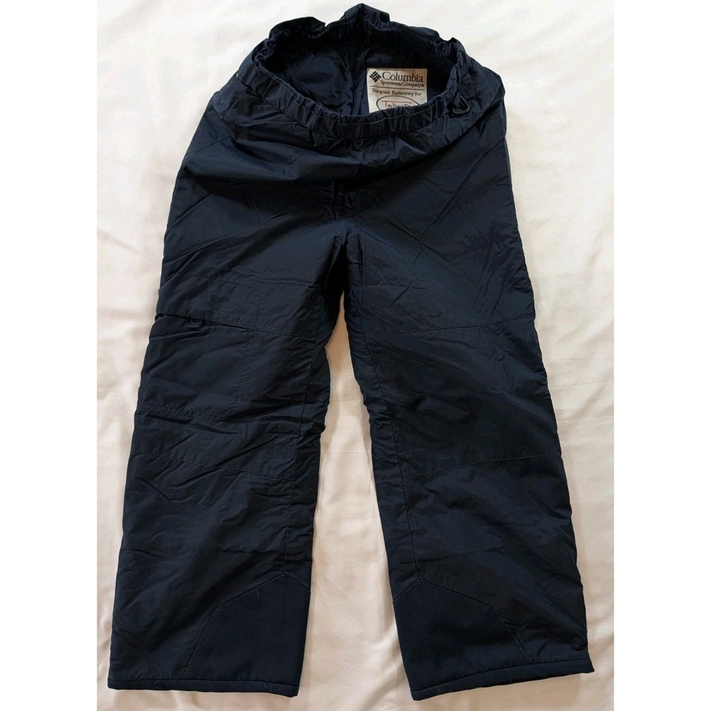 Kids Columbia/Talbots Collaboration Snowboard/Ski Pants Navy Blue Youth 6/7 VTG